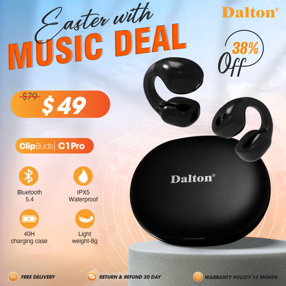 C1Pro Open Ear Clip Wireless Earbuds