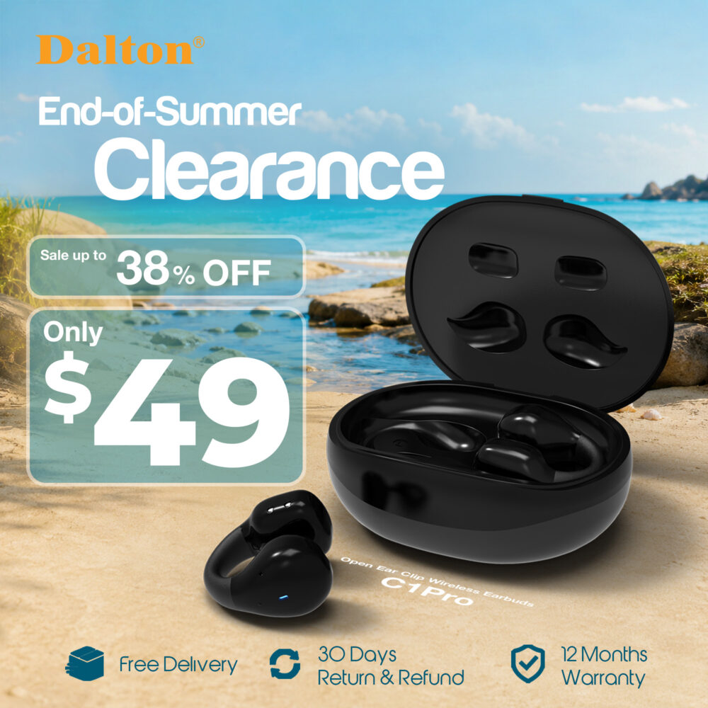 C1Pro Open Ear Clip Wireless Earbuds