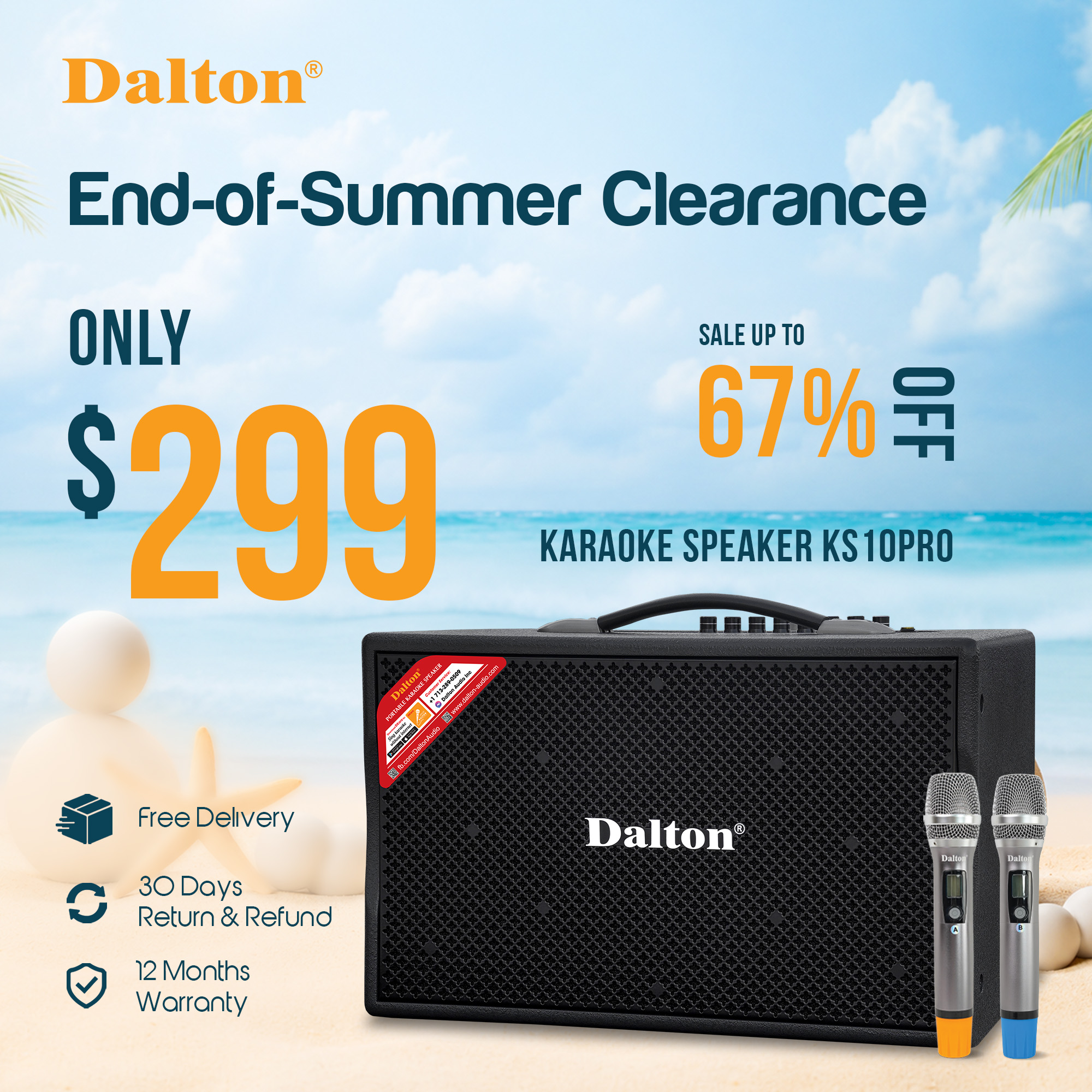 KS10Pro Karaoke Speaker