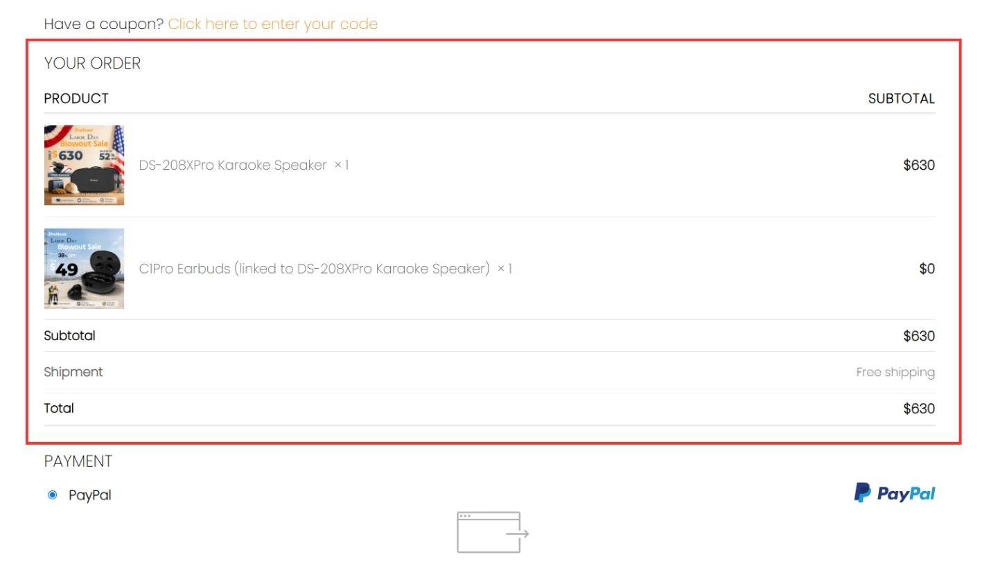 Choose Payment Method