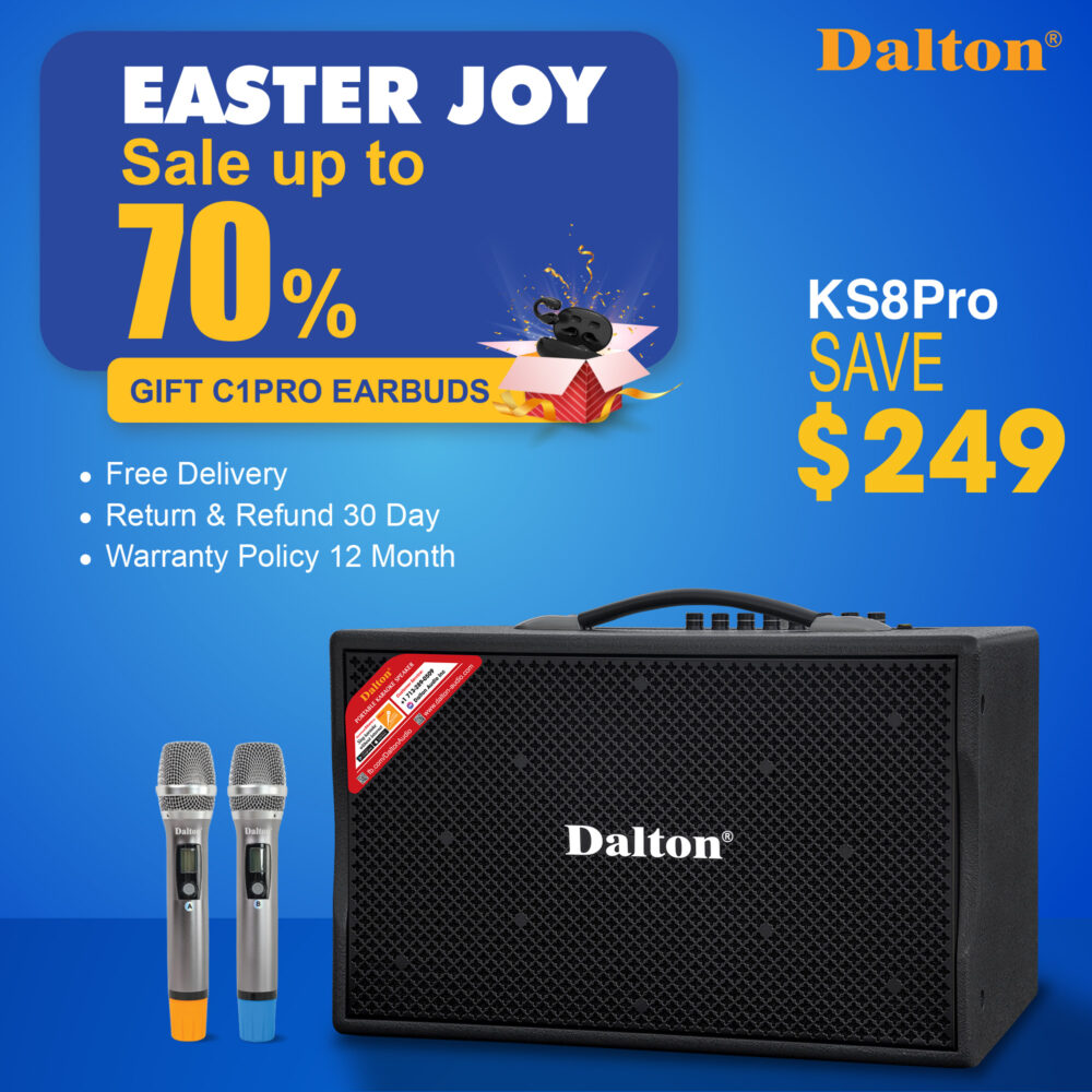 Loa Karaoke xách tay KS8Pro+ Tặng tai nghe C1Pro